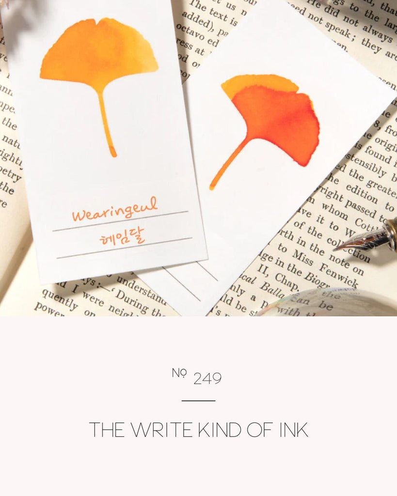 The write kind of ink