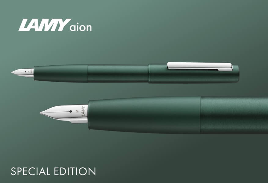 LAMY Aion Fountain Pen - Dark Green (Special Edition) – Figg
